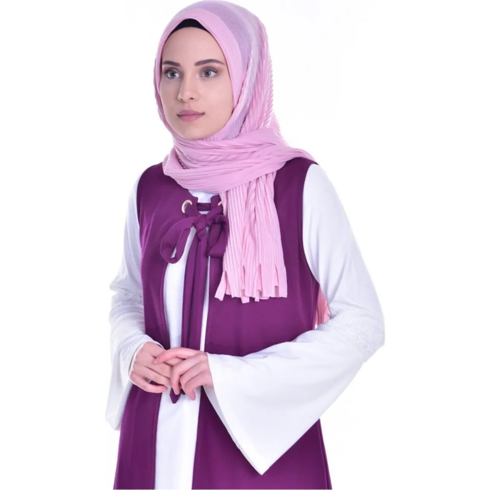 

Реквизит для женщин Hazır Pliseli shal-hijab femme musulman