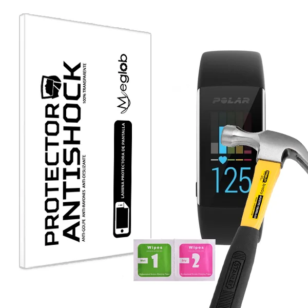 Screen protector Anti-Shock Anti-scratch Anti-Shatter compatible with Polar A370 | Электроника