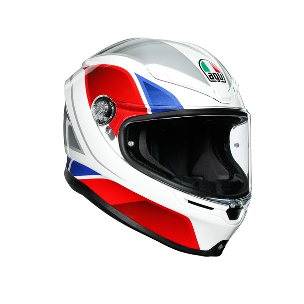 Шлем AGV K-6 MULTI Hyphen White/Red/Blue XXL | Автомобили и мотоциклы