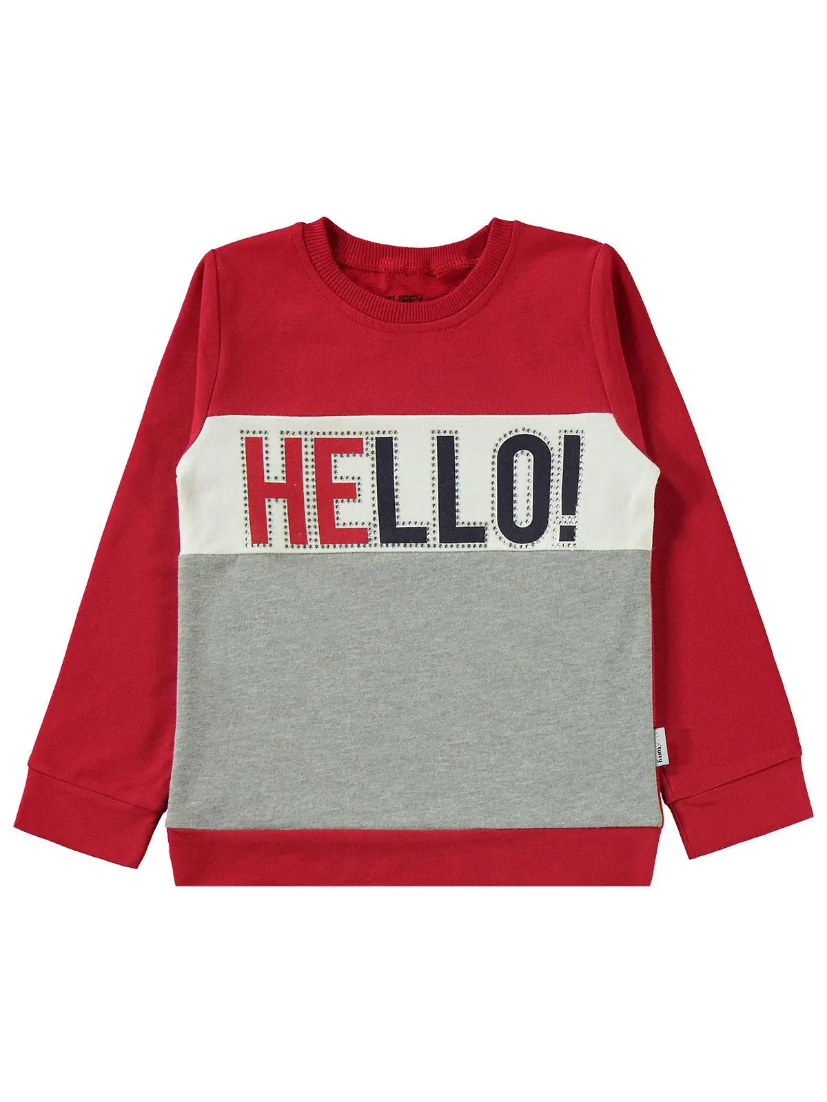 

Tuffy Girls Tracksuit Set 6-9 Years Red Color 95% Cotton 5% Elastane Crew Neck Long Sleeve