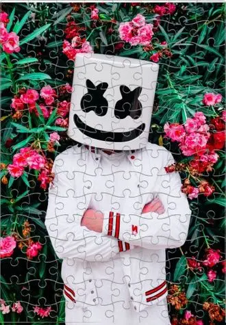 Пазл Marshmello, Маршмэллоу №5, А4