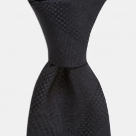 

Striped navy blue silk tie 67828491