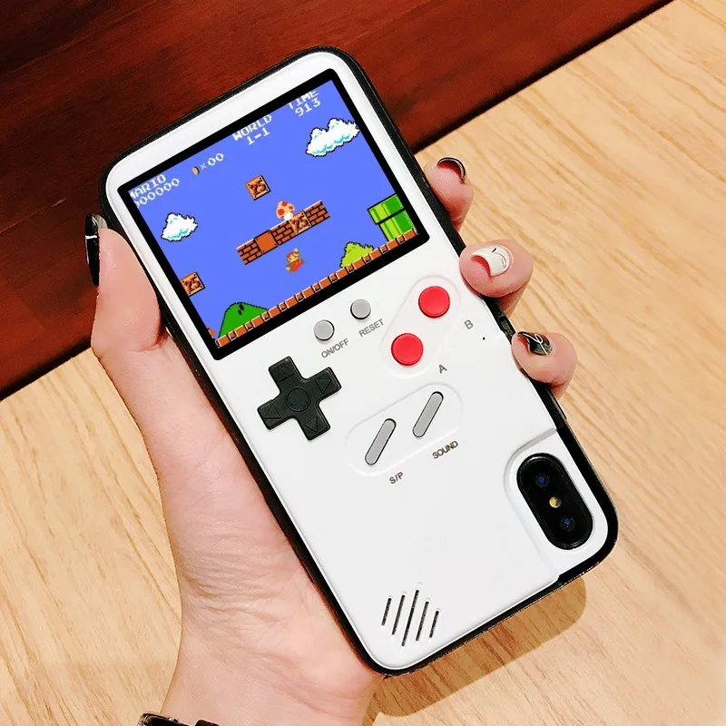 

Игровая консоль Tetris, чехол для смартфона Samsung Galaxy S10 S20 S21 S22 Ultra Note10 Note20 Plus, защитный чехол Gameboy