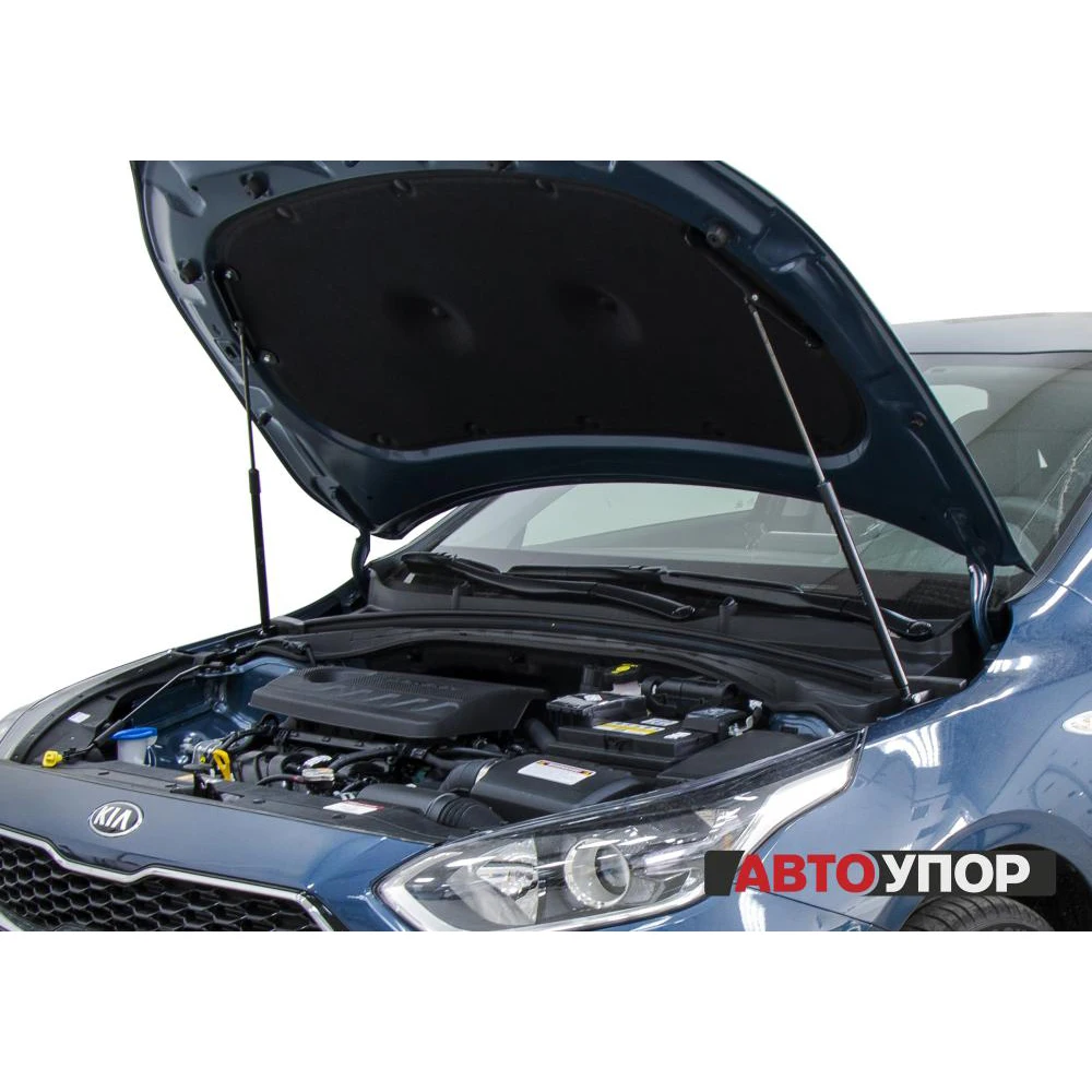 For Kia Ceed (Kia Sid) III 2018- /Xceed 2020-gas stops (shock absorbers) Hood auto stop (ukicee041) | Bumpers