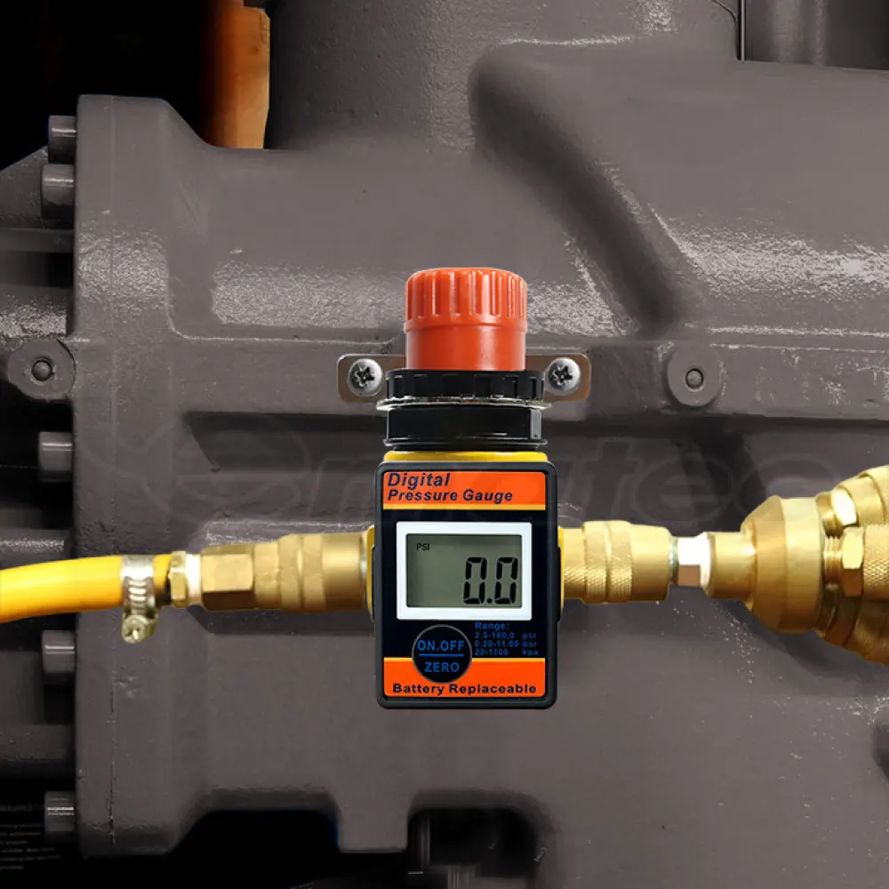 Пневматический Регулятор давления воздуха 1/4 дюйма с цифровым манометром