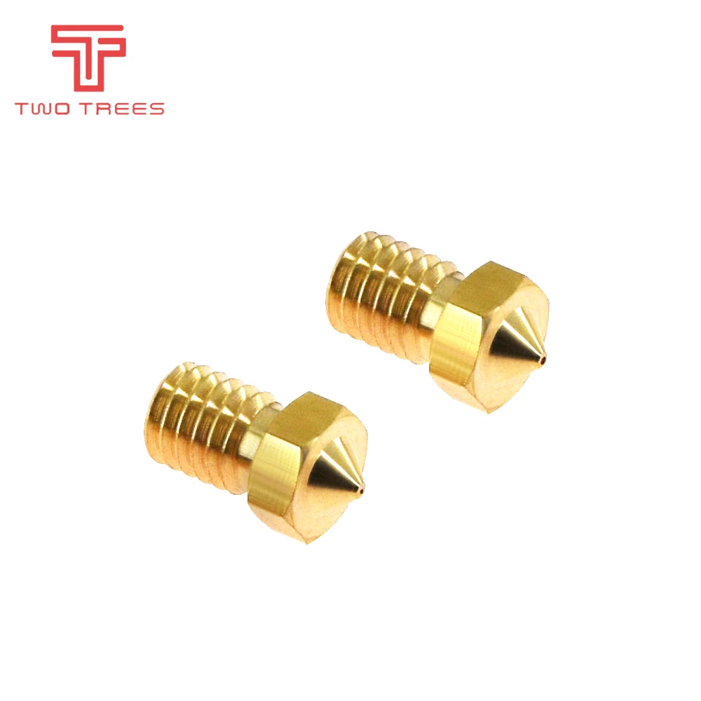 

5PCS 3D printer accessory 3D V6&V5 J-Head brass nozzle extruder nozzles 0.3/0.4/0.5mm For 1.75/3.0mm supplies 3D printer part