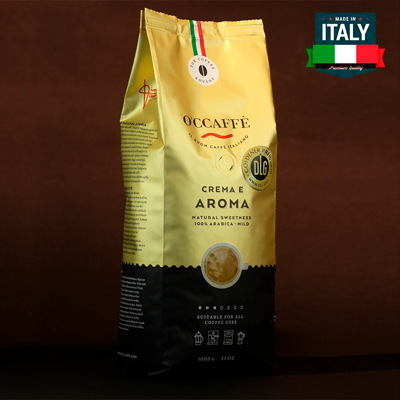 Кофе в зернах O� Crema E Aroma 100% Arabica 1 кг | Продукты