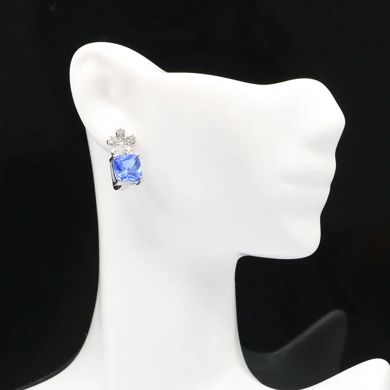 17x9 мм новые яркие ювелирные изделия созданные фиолетовый танзанит ярким