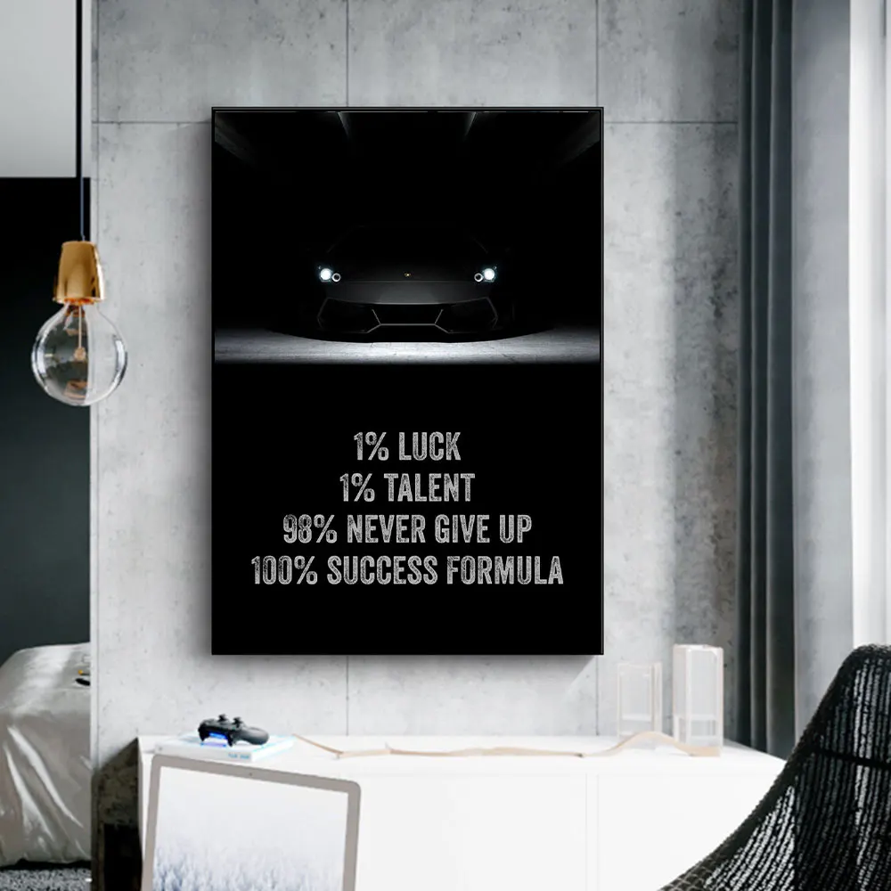 

Do Not Have Dreams Have Goals Inspirational Letter Quote Posters Canvas Painting Wall Art Car Picture for Office Home Decoration