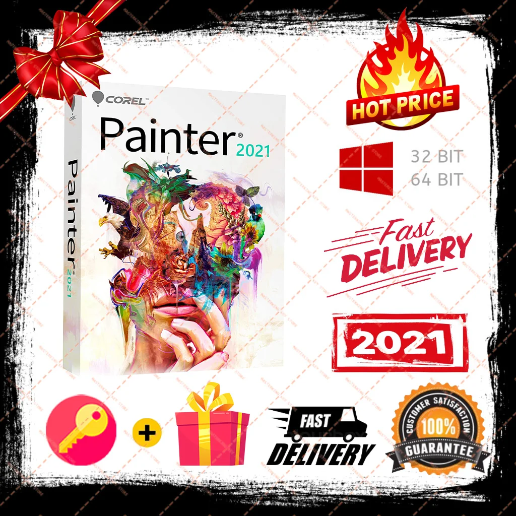 

Corel Painter 2021 | rgnl Key | N Crk | Fr Wndw | Lfetme