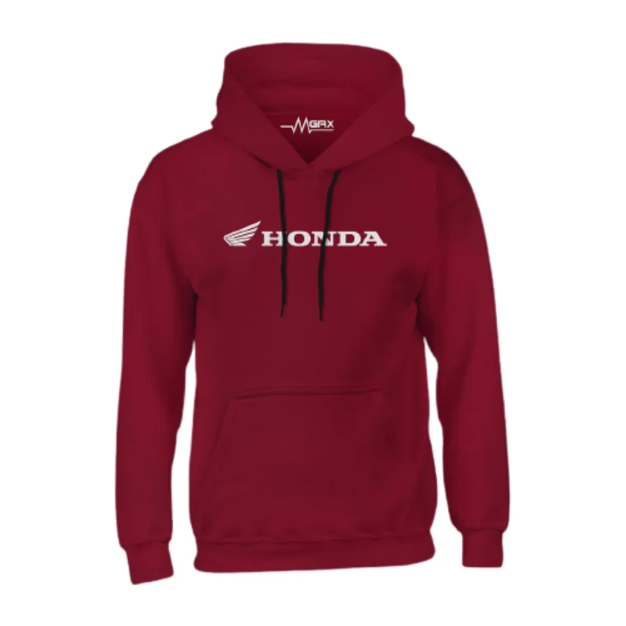 

New Fashion Spring Season Men's Hooded Sweatshirt with Honda CBR Racing Printed Hoodie Thick Hooded Sweatshirt Cotton Black