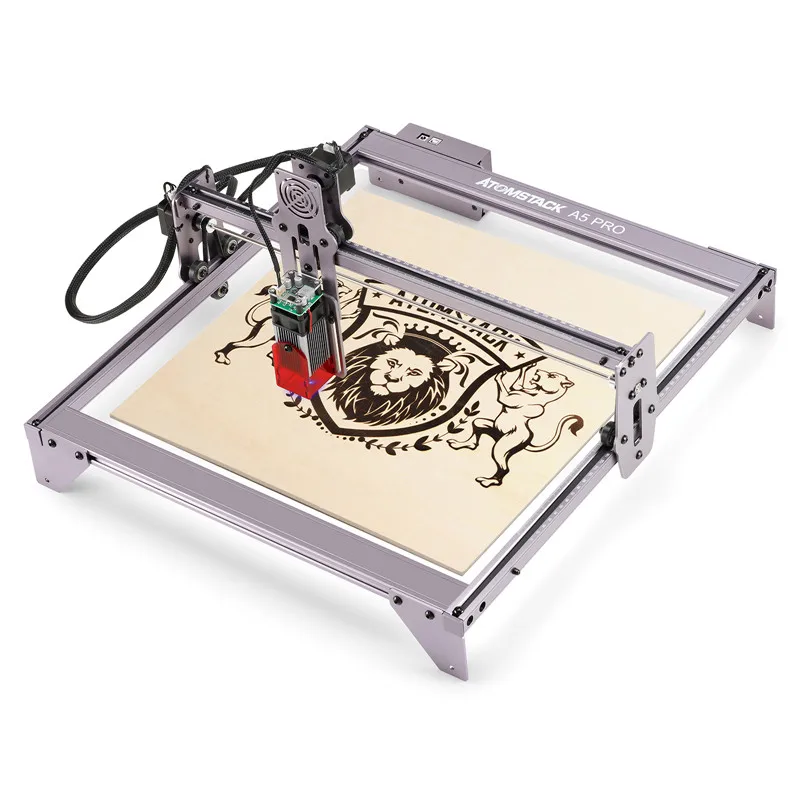Desktop Laser Engraver 40W CNC Engraving Machine Wood Cutter Carving for Acrylic Leather MDF Logo Picture DIY GRBL Controller