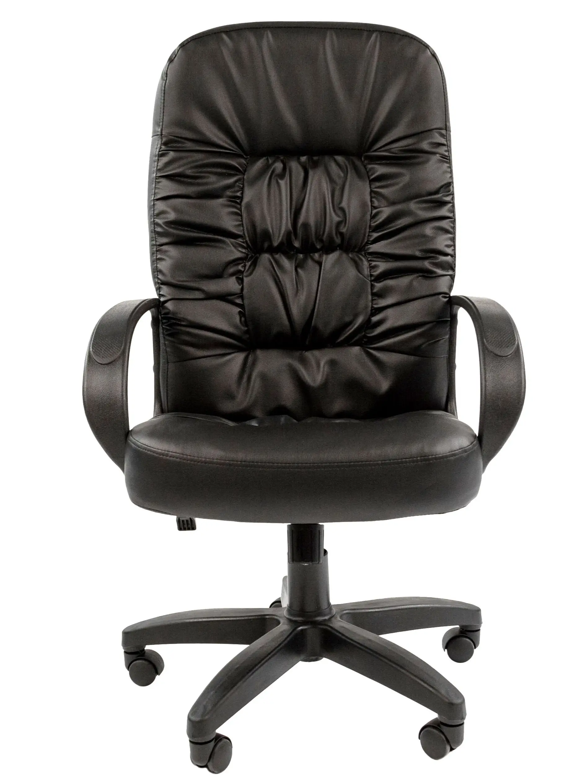 кресло для руководителя Chairman 416 в экокоже с низкой спинкой дома офиса - купить