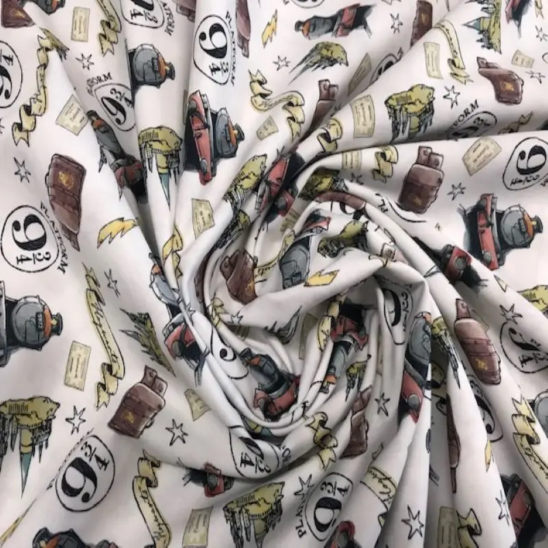 Ткань Гарри могли 100% хлопчатобумажные ткани пленочные по метру 1 метр x 140 см