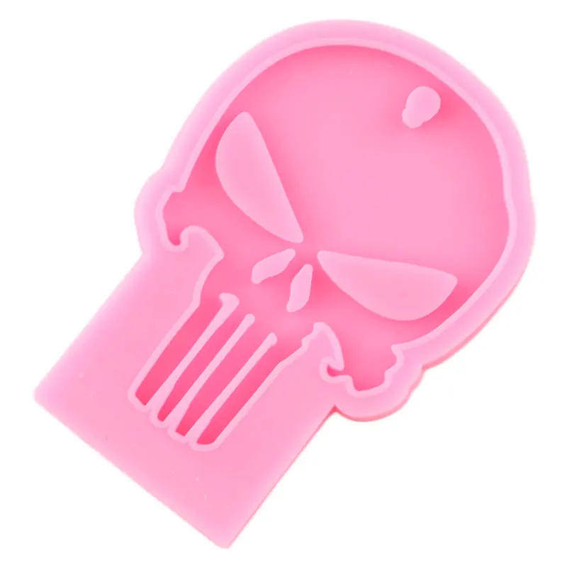 Блестящие силиконовые формы в виде черепа на Хэллоуин для самостоятельного