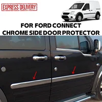 FOR FORD CONNECT PANEL VAN/LAVA 2002-2014 SIDE DOOR ÇITASI 4 PIECE CHROME (LONG CHASSIS) STAINLESS STEEL CAR MARŞPİYEL