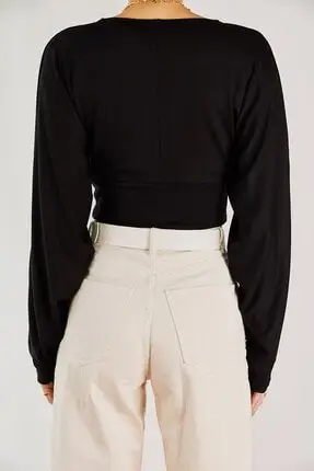 

Turkish Hyper Quality black Blouse. crop top