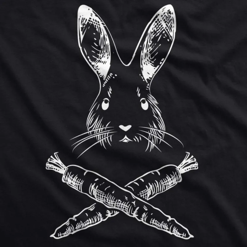 

Hot Sale Custom Short Sve Summer t-shirts Jolly Roger Easter Short Sve T-Shirt Funny Bunny Skull Cbones Egg Cotton T Shirt