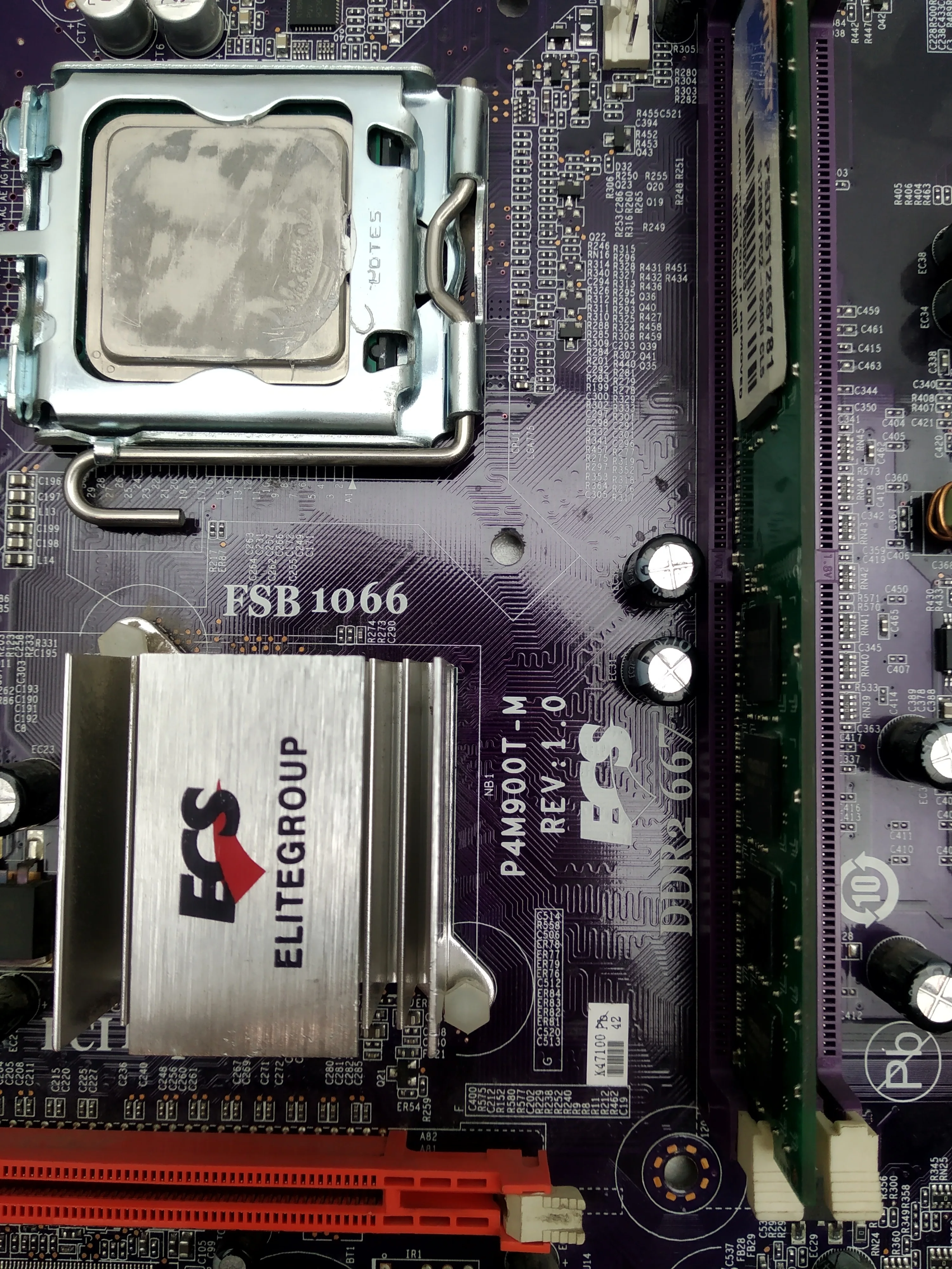 Материнская плата ECS P4M900T-M Socket 775 | Компьютеры и офис