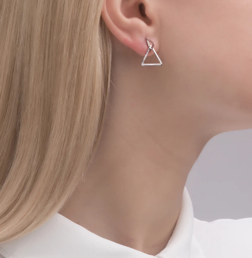 Серебряные серьги SUNLIGHT проба 925|Серьги-гвоздики| |