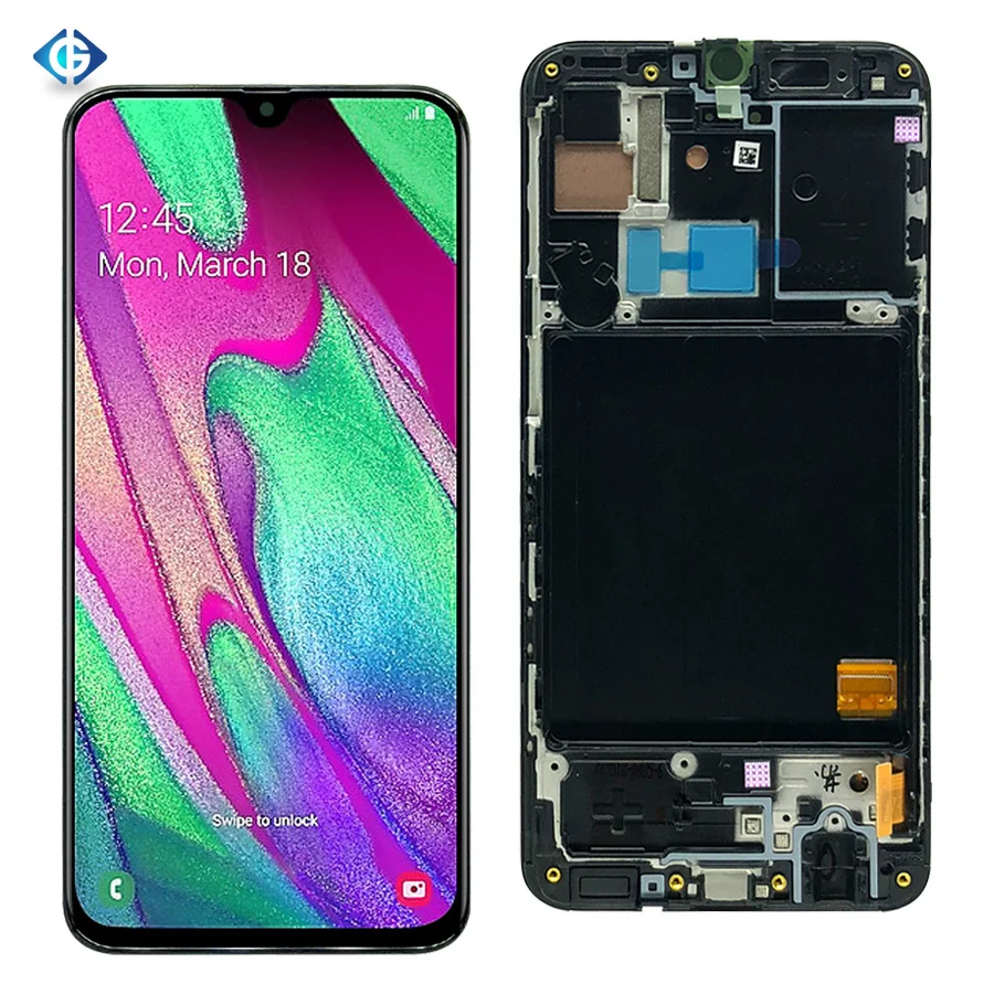 10pcs 5.9&quot Lcd Pantalla For Samsung Galaxy A40 A405 Display Touch Screen+frame Assembly a40 Digitizer by DHL | Мобильные