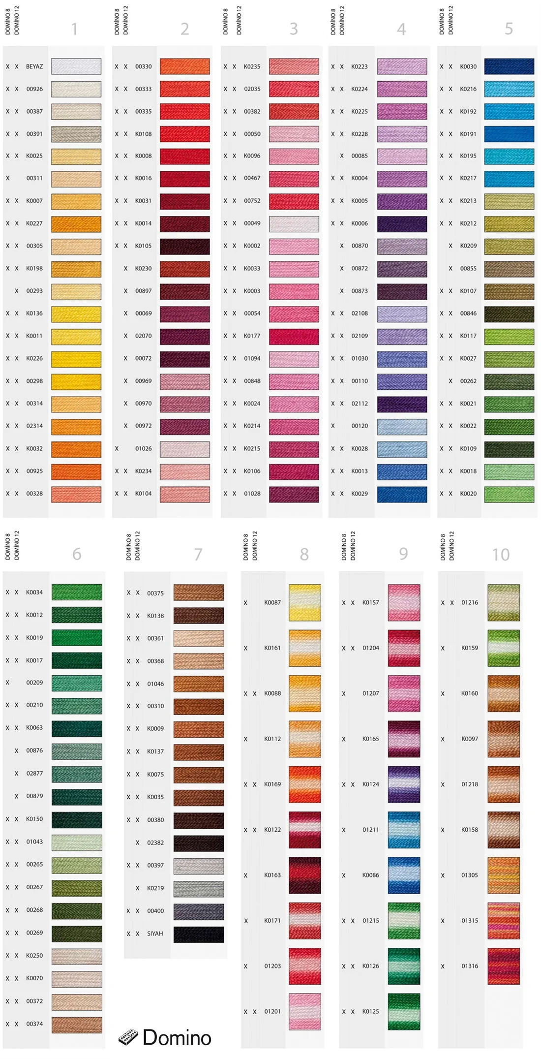 Вышивка крестиком Этамин Нить для пряжи домино из мерсеризованного хлопка Perle No