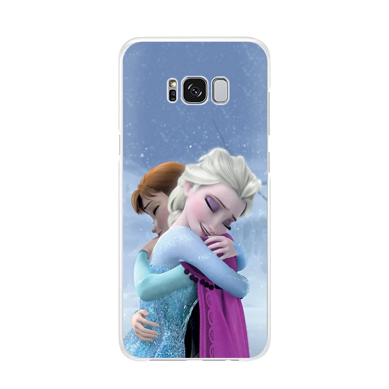 Милый мягкий силиконовый чехол для телефона с принцессой Эльзой и Анной Frozen 2 Samsung