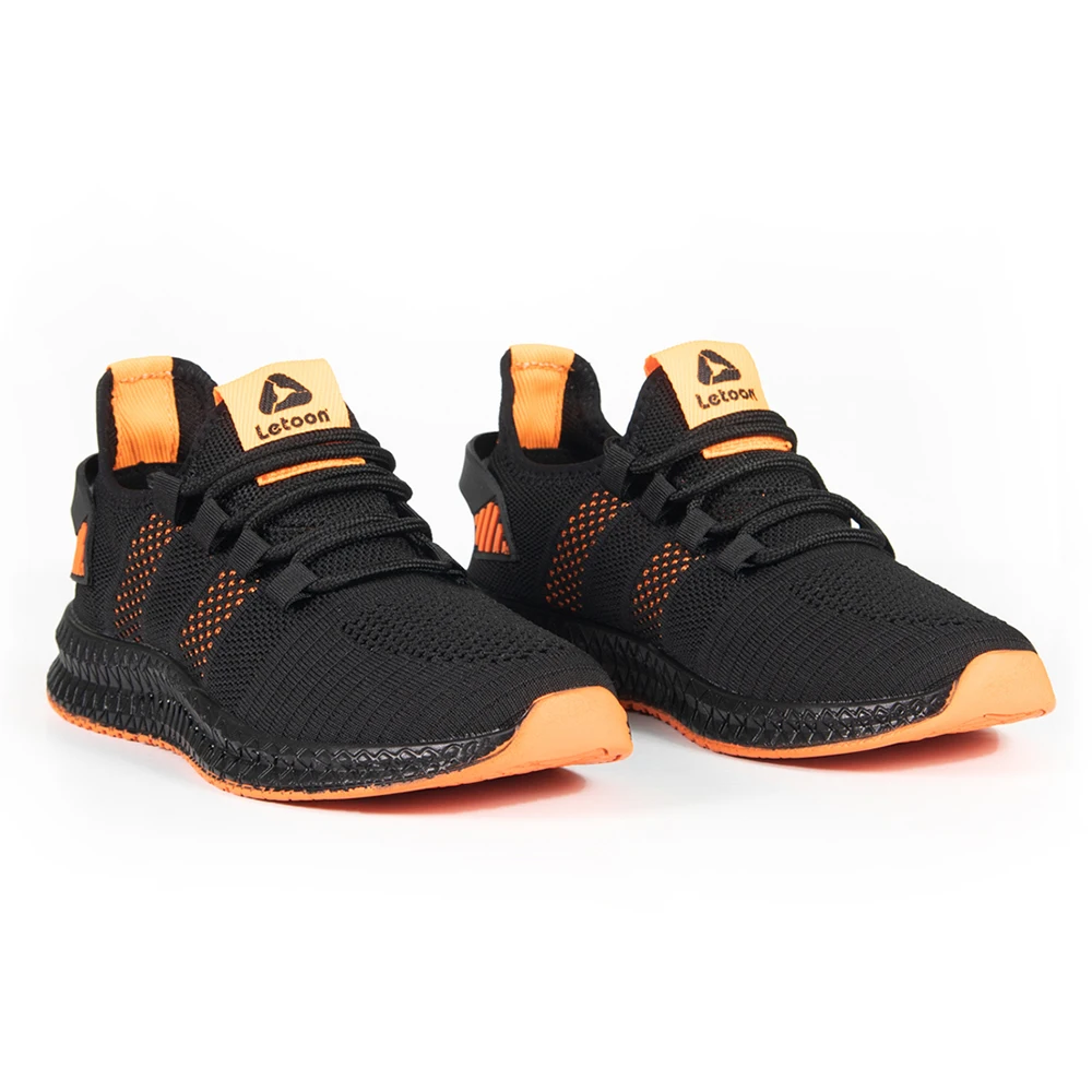 Мужская и женская обувь кроссовки унисекс повседневные тканевые черные