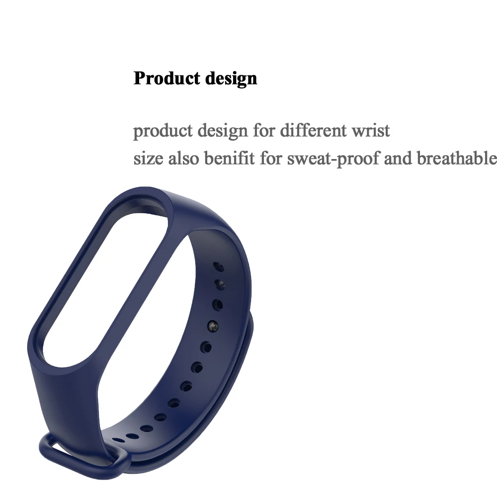 Для Xiaomi mi band 3 4 ремешок mi Band 3 4 ремешок Спортивные Силиконовые часы браслет на запястье mi band 3 ремешок аксессуары умный Браслет