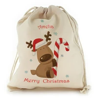 personalised christmas gift kidpersonalized santa gift bagbaby girl boy xmas bagcanvas stocking sacksanta toy bagsanta sack