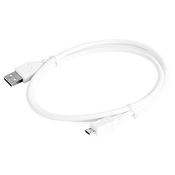 USB 2 0 A к Micro B Кабель GEMBIRD CCP mUSB2 AMBM W 0.5 (0 5 м) белый| |