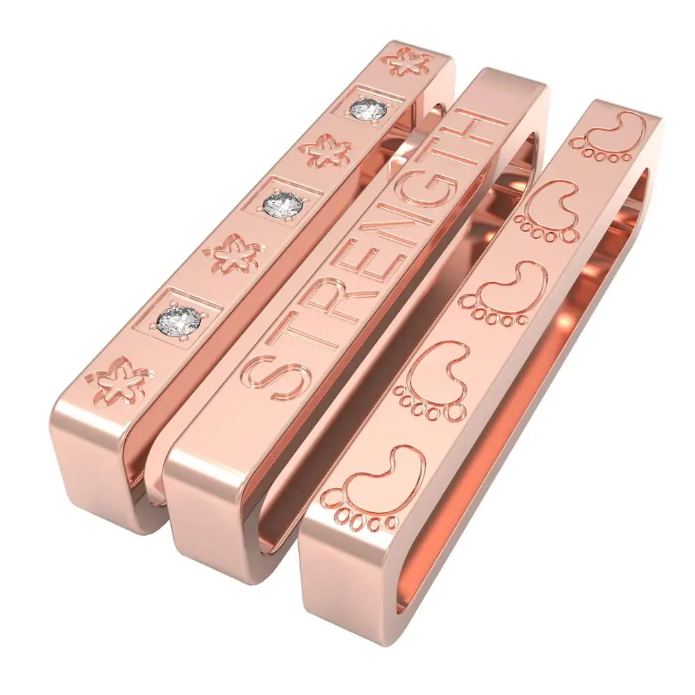 

Watch Band Charms 3 Pcs/Set Decorative Ring For Smart Watch