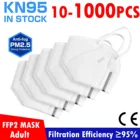 Маски-респираторы ffp2 5-слойные, многоразовые, ffcarillas fpp2, для взрослых, 10-1000 шт.