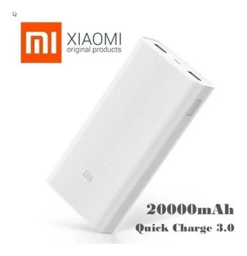 

Original Power Bank Xiaomi 20.000mAh 2C Portable Charger-PLM06ZM