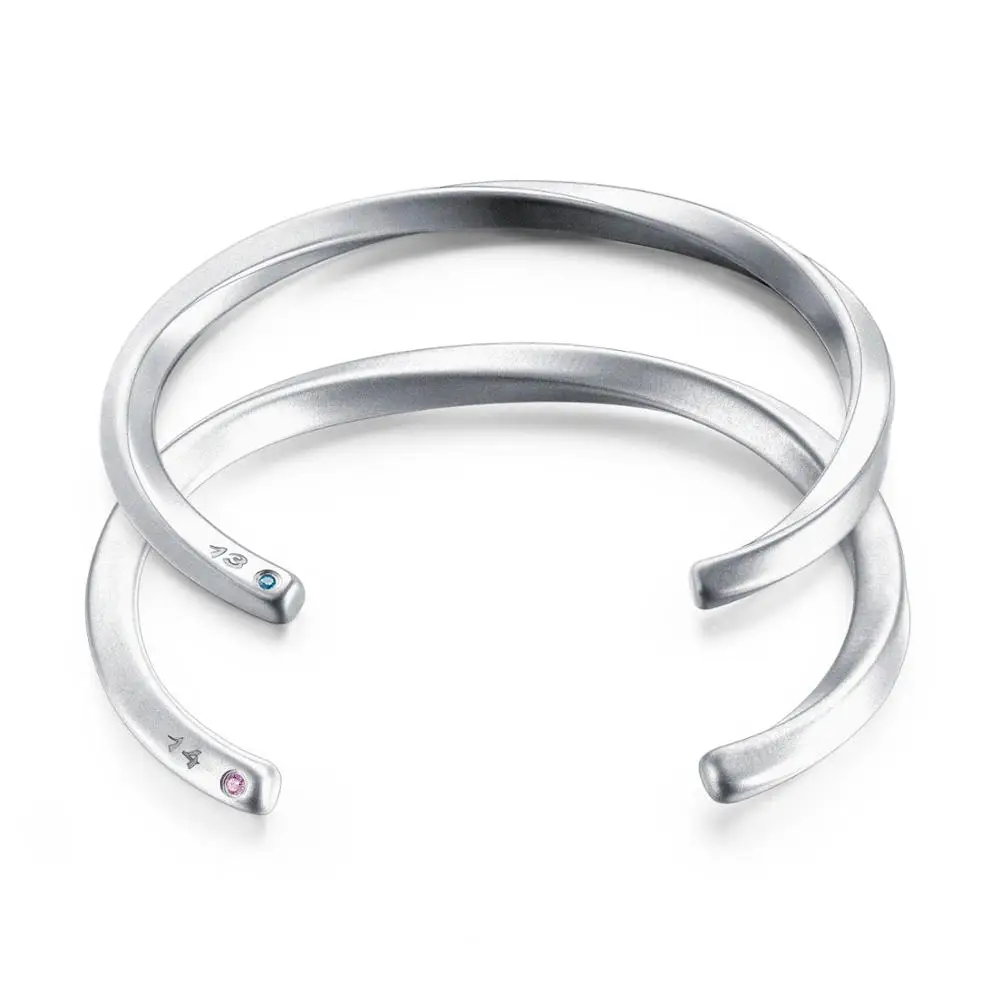 

Ideas 4mm Thin Open Cuff Bangles Stainless Steel Smooth Gold Black Rose Gold Men Women Stackable Bracelet Jewelry