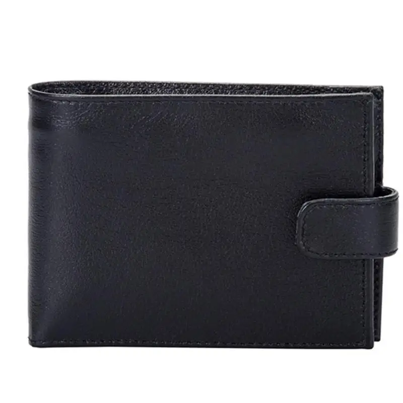 портмоне 100% натуральная кожа PM 44 LG-BL черного цвета с дополнительным отделением