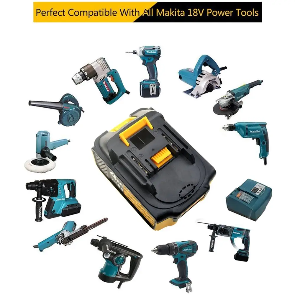 

New Original 18V real 3000mAh Replacement Rechargeable Battery For MAKITA Li-ion Batteries for Power Tools LB1830