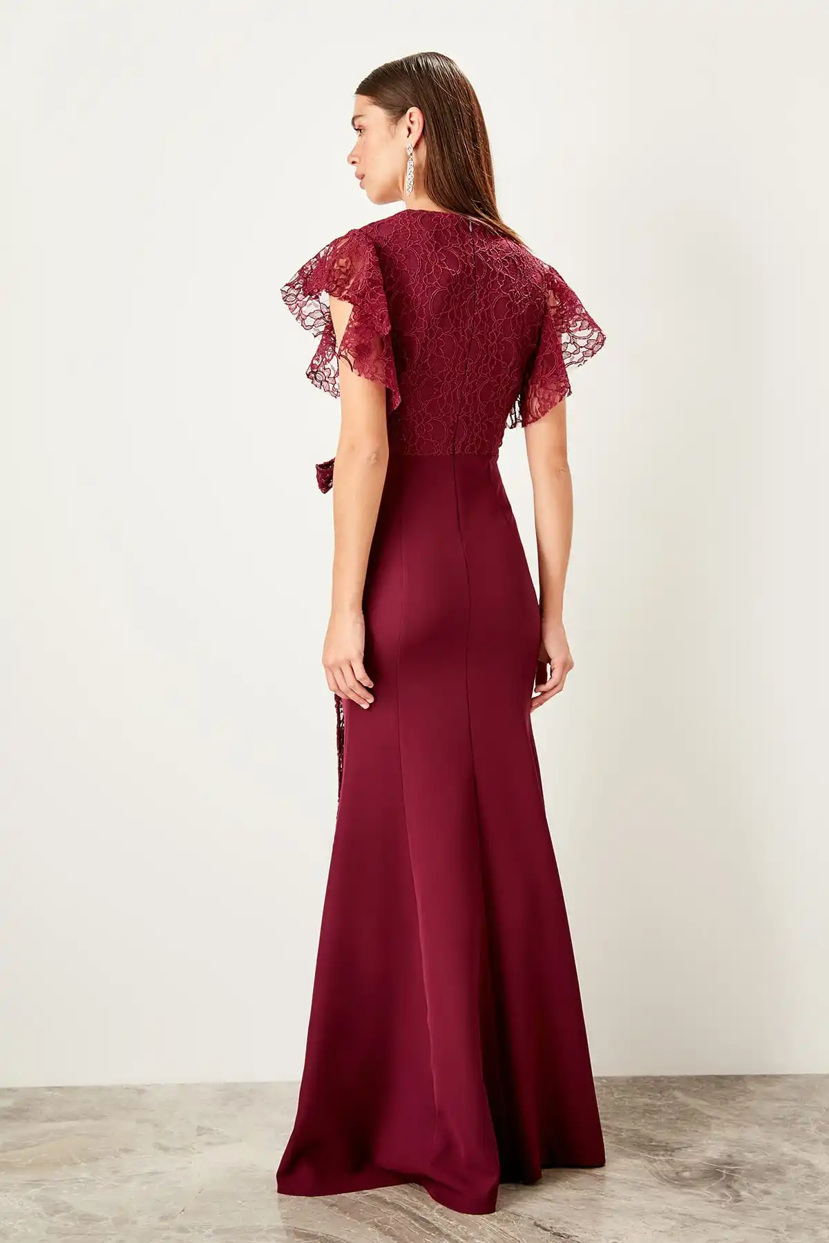 Trendyol кружевное вечернее платье TPRSS19UT0138 | Свадьбы и торжества