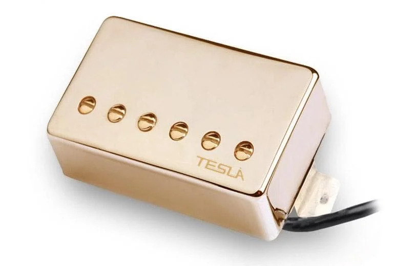 Звукосниматель хамбакер золотая крышка Tesla OPUS-1/GD/BR | Электроника