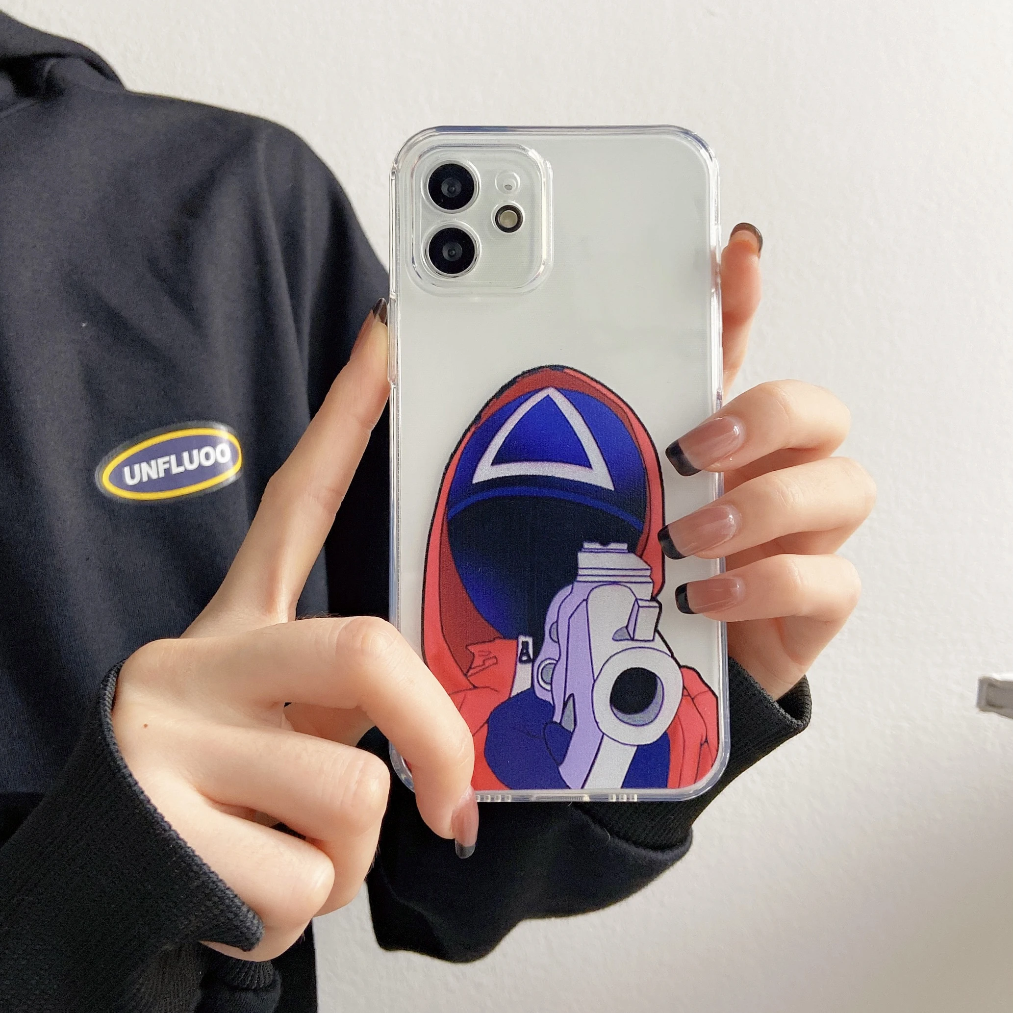 

Leather Phone Case With Magnetic Function For iPhone 13 12 Pro Max Mini Wireless Charger Magsafing Magne Squid Game