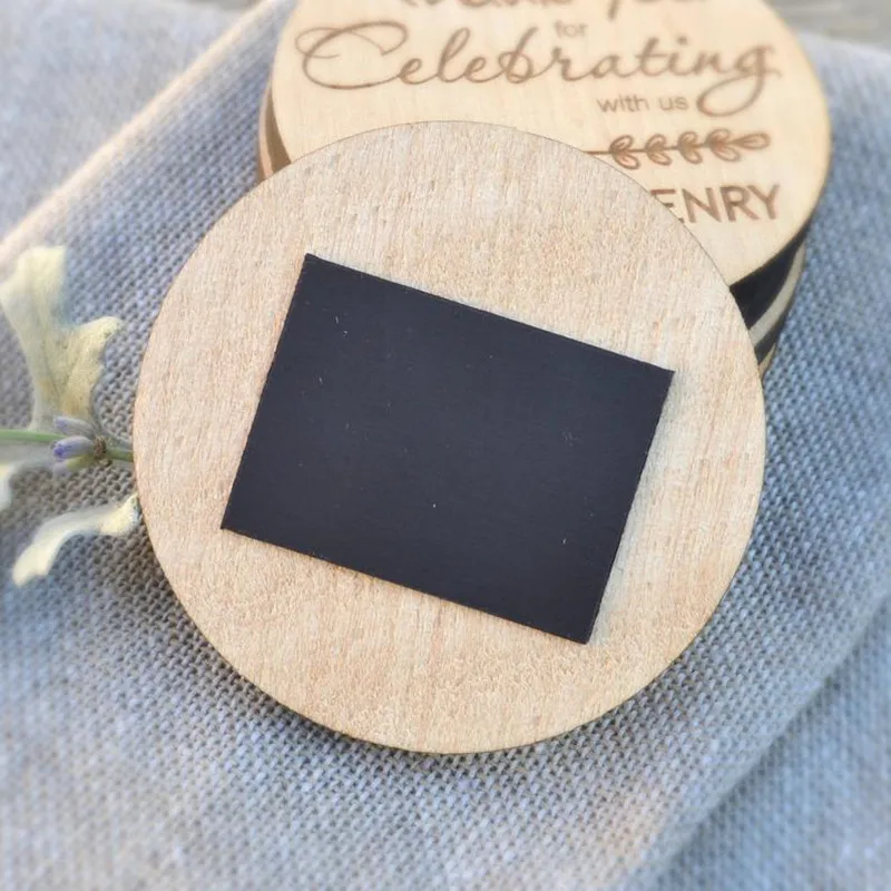 Деревенский деревянный магнит на холодильник настраиваемый дерево сохраняющий