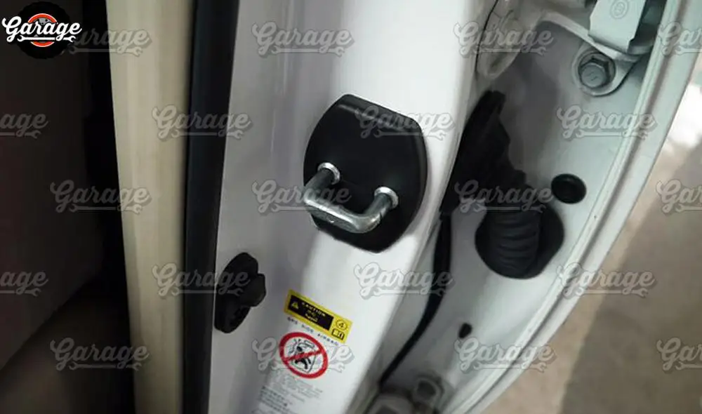 Защитные накладки для дверных петель для Land Cruiser Prado 150 2010- пластиковая формовка из АБС 1 комплект / 4 шт дизайн автомобиля украшения