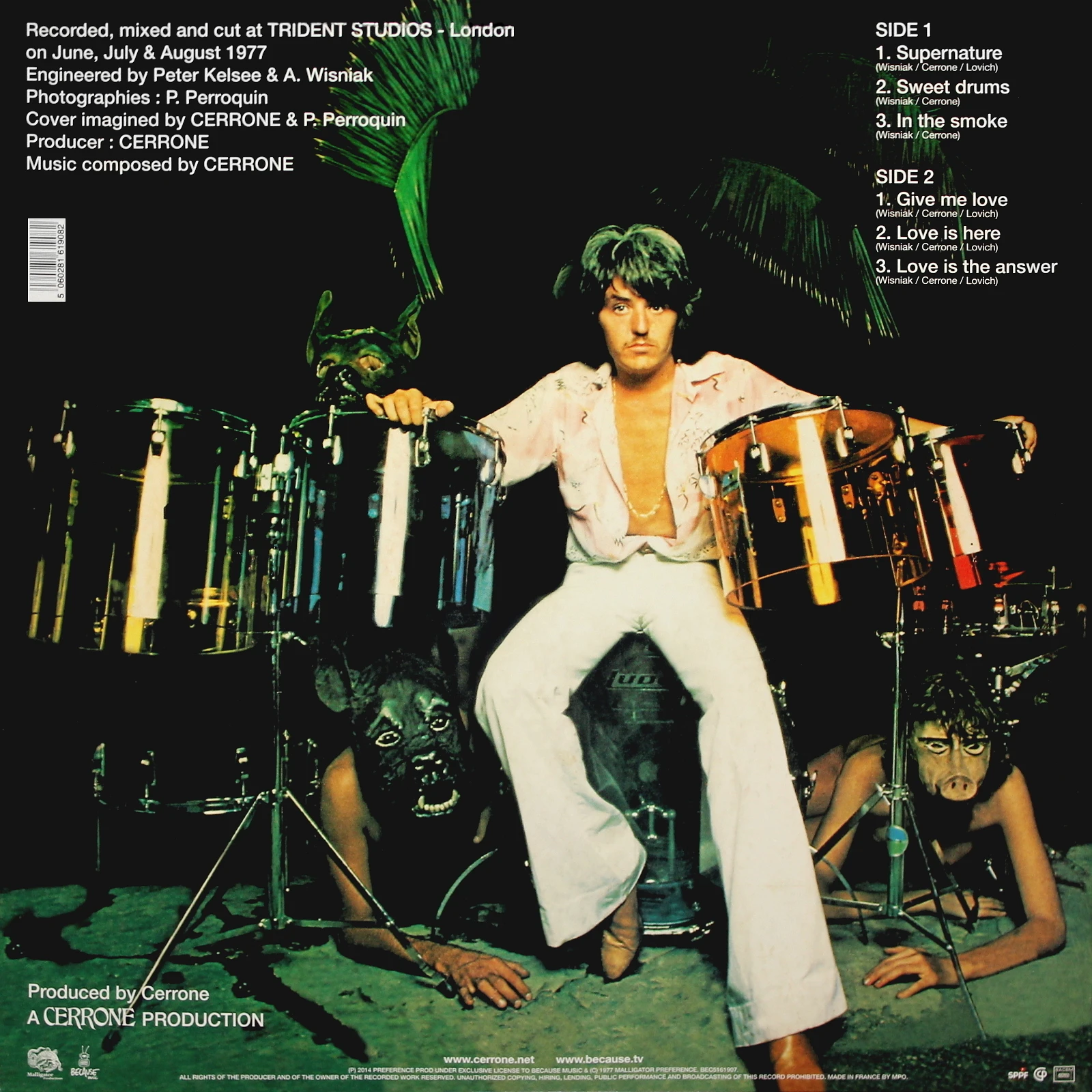 Cerrone / Supernature (Coloured Vinyl)(LP+CD) | Электроника