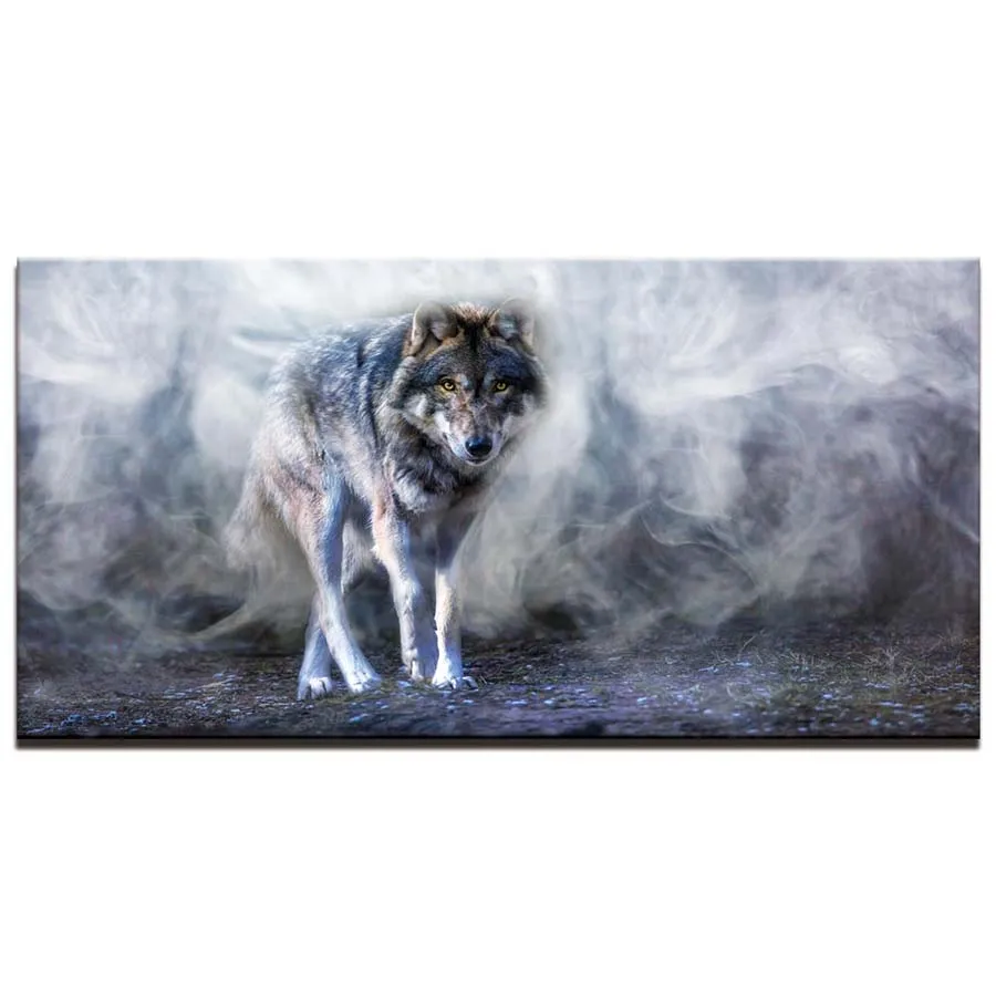 

HD Print Painting Modular Home Decor Pictures 1 Piece Animal Wolf Wall Art Canvas Poster Modern Living Room