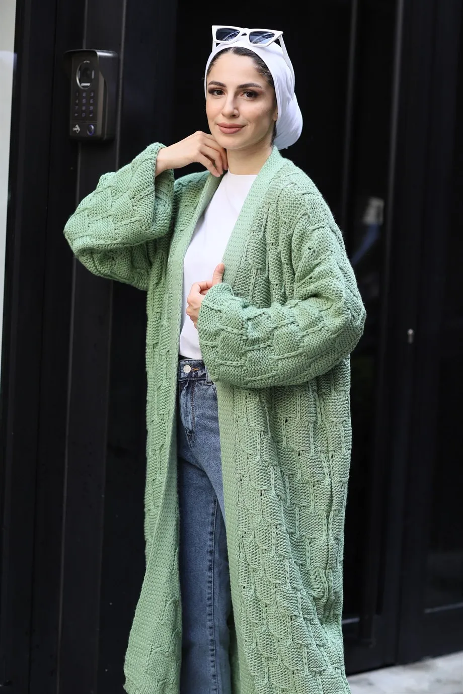 

Women long sweater cardigan open front and without Button long hijab sweater cardigan Muslim fashion Islamic clothing women clothing long seasonal