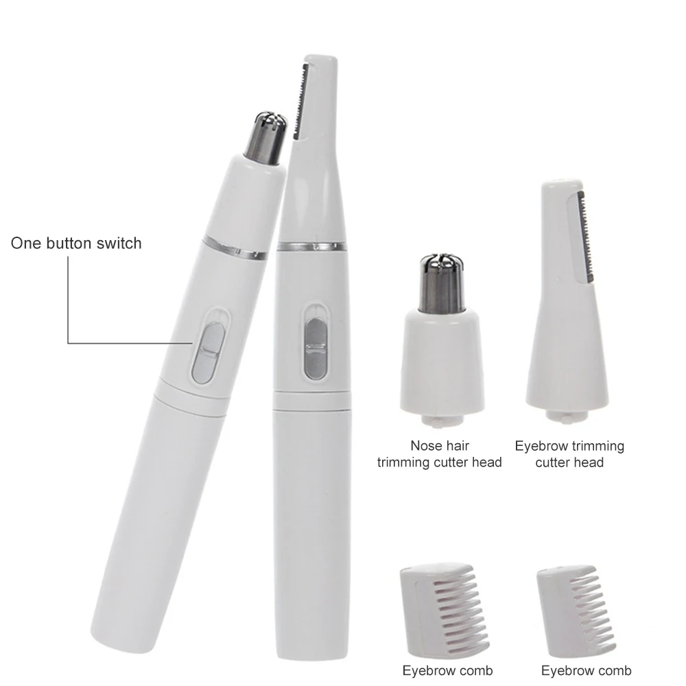 2 в 1 Многофункциональный Резак Электрический триммер для волос носу машинка