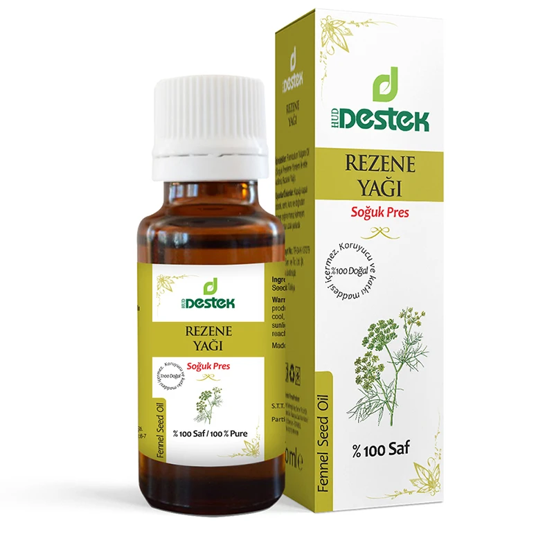 Растительное масло фенхеля 100% чистое органическое 20 мл турецкие семена эфирные