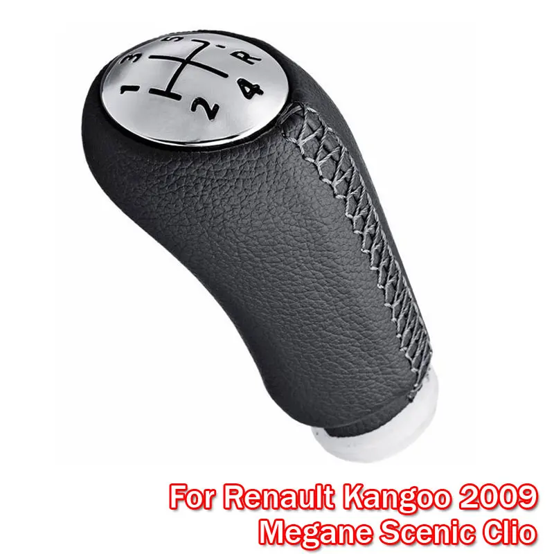 Автомобильный Стайлинг рычаг переключения передач кожаный для Renault Laguna Megane 2 Clio 3