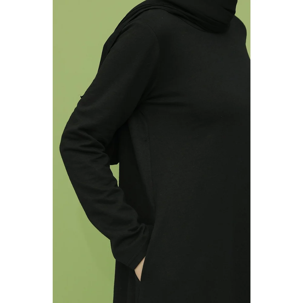 Pocket Dress Black Trend Fashion Fast Delivery  muslim dress women african dresses for women abaya kaftan long dress formal dres