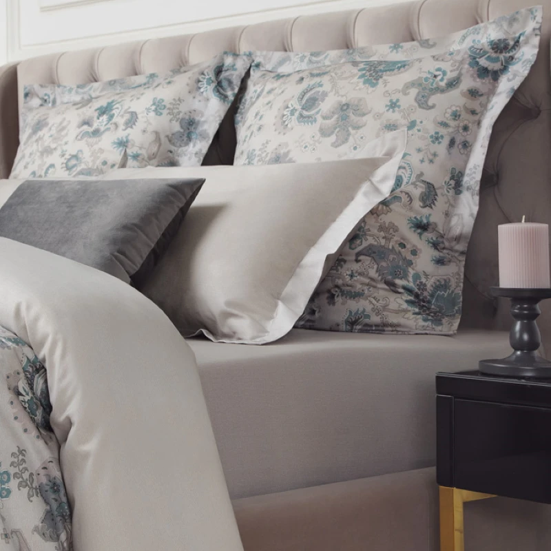 Комплект постельного белья Ecotex Новеллика Пикассо 100% хлопок | Евро 2 сп Дуэт Дом и